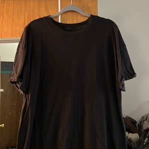 Time and tru black t shirt dress